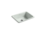 Iron/Tones® 24-1/4" top-/undermount single-bowl bar sink