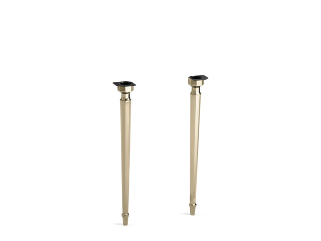 Kathryn® Octagonal tapered brass table legs