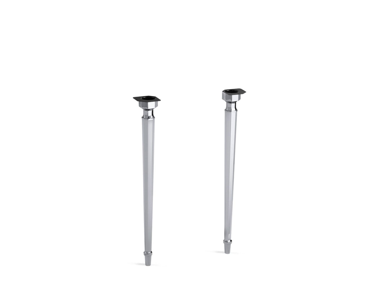 Kathryn® Octagonal tapered brass table legs