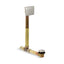 Tea-for-Two® 1-1/2" contoured pop-up drain and overflow for above- or through-the-floor installation