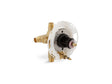 Rite-Temp® 1/2" pressure-balancing valve with push-button diverter and screwdriver stops
