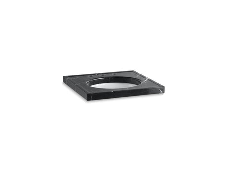 Kathryn® 24" x 22" marble console tabletop with 8" widespread faucet holes and cut for K-2205-G/K-2210-G undermount bathroom sink