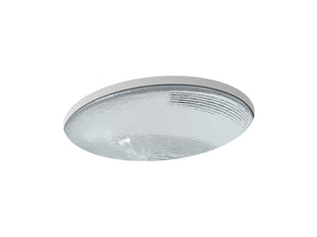 Whist® 19" oval undermount bathroom sink, no overflow