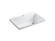 Riverby® 33" top-mount single-bowl workstation kitchen sink