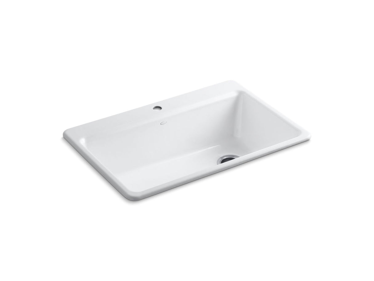 Riverby® 33" top-mount single-bowl workstation kitchen sink