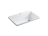 Riverby® 33" top-mount single-bowl workstation kitchen sink