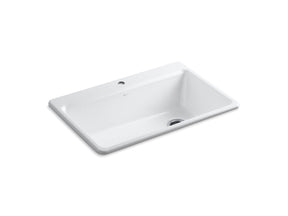 Riverby® 33" top-mount single-bowl workstation kitchen sink