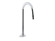Bathroom sink gooseneck spout with aerator