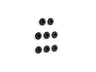 Flexjet® Whirlpool trim kit with eight jets