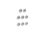 Flexjet® Whirlpool trim kit with eight jets