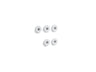 Flexjet® Whirlpool trim kit with five jets