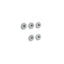 Flexjet® Whirlpool trim kit with five jets