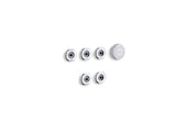 Flexjet® Whirlpool trim kit with five jets