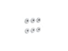 Flexjet® Whirlpool trim kit with six jets