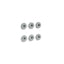 Flexjet® Whirlpool trim kit with six jets