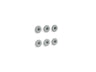 Flexjet® Whirlpool trim kit with six jets