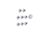 Flexjet® Whirlpool trim kit with eight jets