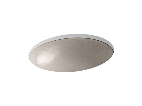 Whist® 19" oval wall-mount/undermount bathroom sink, no overflow