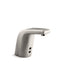 Sculpted Touchless single-hole lavatory faucet with Insight™ sensor technology, DC-powered, 0.5 gpm