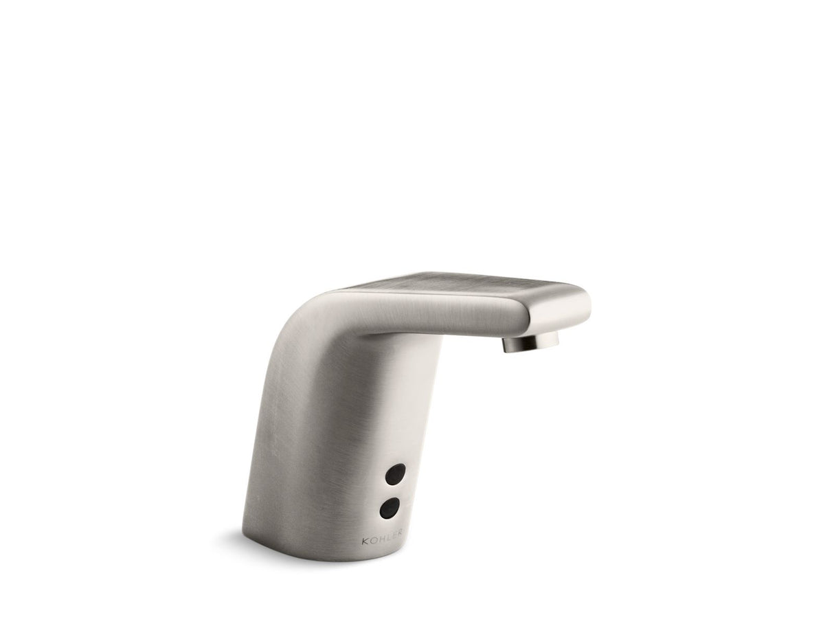 Sculpted Touchless single-hole lavatory faucet with Insight™ sensor technology, DC-powered, 0.5 gpm