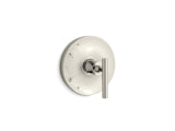 Purist® Rite-Temp® valve trim with lever handle