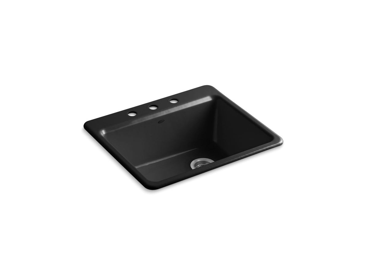 Riverby® 25" top-mount single-bowl kitchen sink