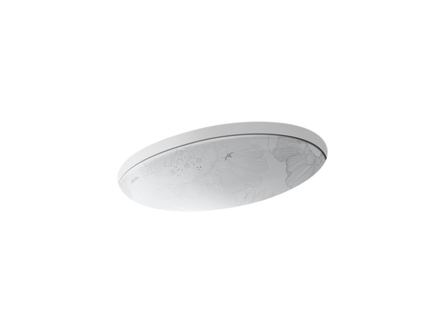Empress Bouquet™ Vintage® 24" oval undermount bathroom sink