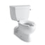 Barrington™ Two-piece elongated toilet, 1.0 gpf
