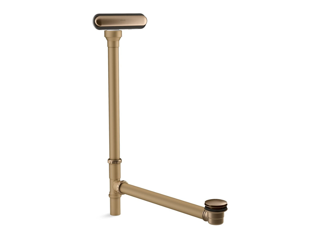 Clearflo Slotted overflow brass bath drain