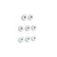 Flexjet® Whirlpool trim kit with eight jets