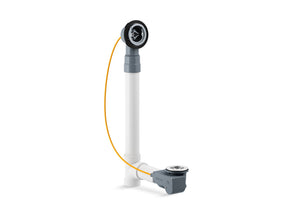 PureFlo™ Rough-in cable bath drain, PVC, 30" cable with tubing