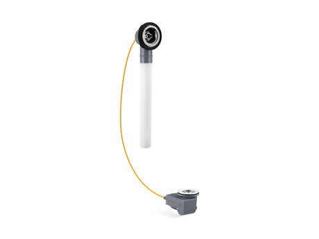 PureFlo™ Rough-in cable drain, PVC, 45" cable, less horizontal tube