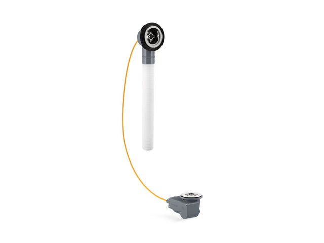 PureFlo™ Rough-in cable drain, PVC, 45" cable, less horizontal tube