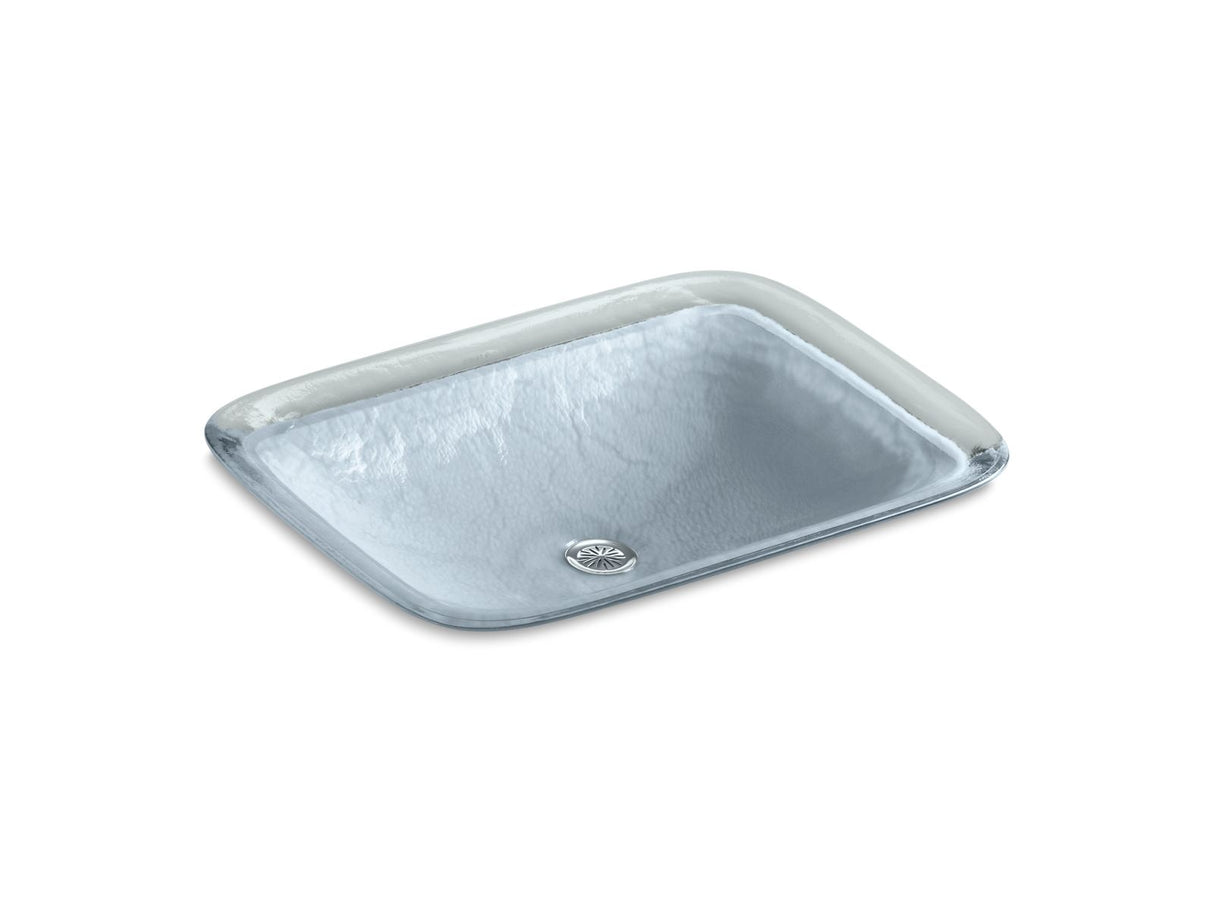 Inia® 20-3/4" rectangular drop-in bathroom sink, no overflow