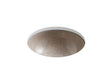 Camber® 16-1/4" round undermount bathroom sink, no overflow