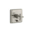 Pinstripe® Rite-Temp® valve trim with push-button diverter and cross handle