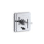 Pinstripe® Rite-Temp® valve trim with push-button diverter and cross handle