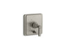 Pinstripe® Rite-Temp® valve trim with push-button diverter and lever handle