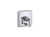 Pinstripe® Rite-Temp® valve trim with push-button diverter and lever handle