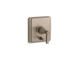 Pinstripe® Rite-Temp® valve trim with push-button diverter and lever handle