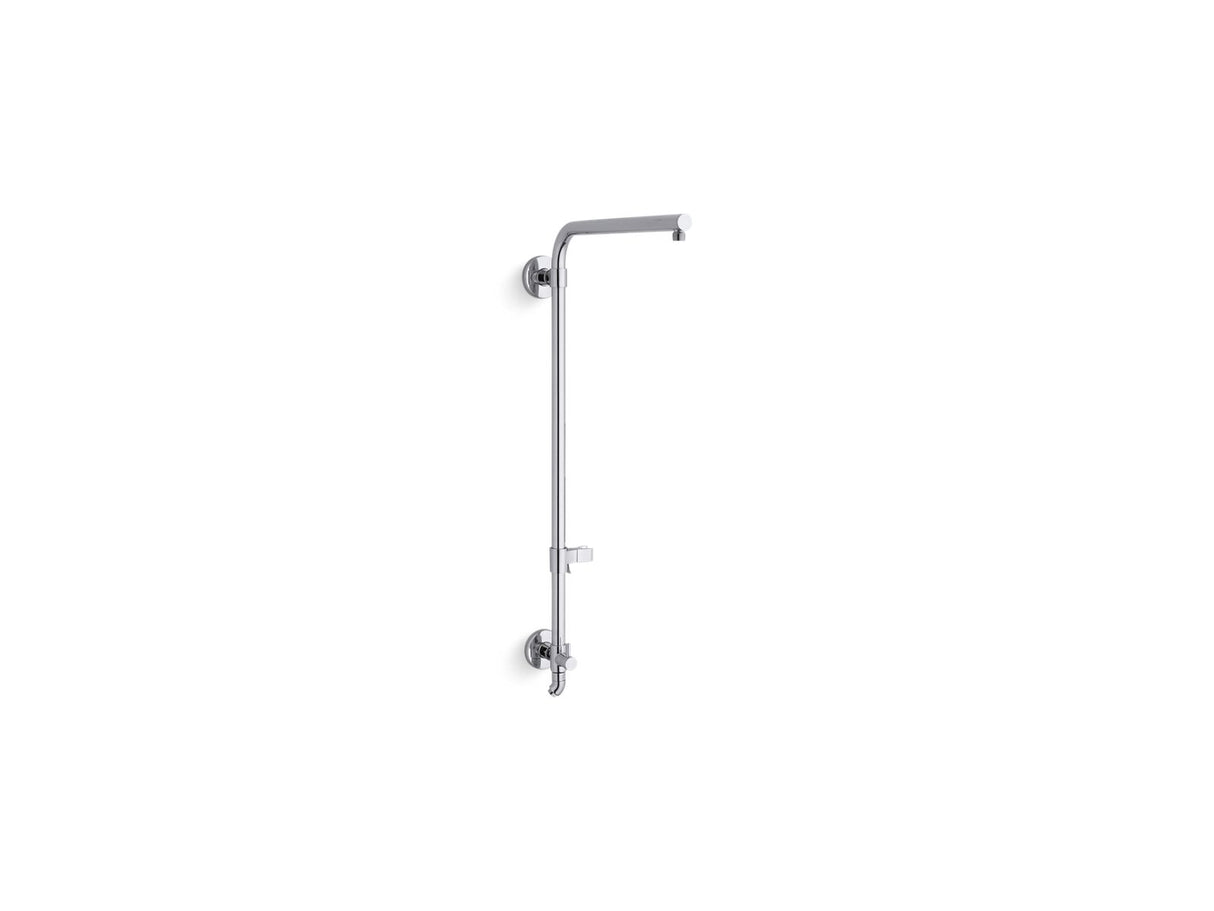 HydroRail®-R Beam shower column for rainhead and handshower