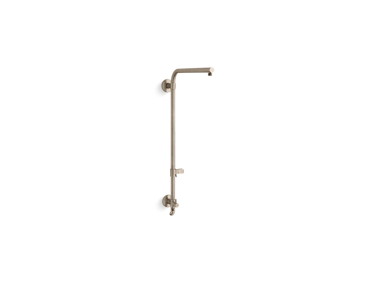 HydroRail®-R Beam shower column for rainhead and handshower