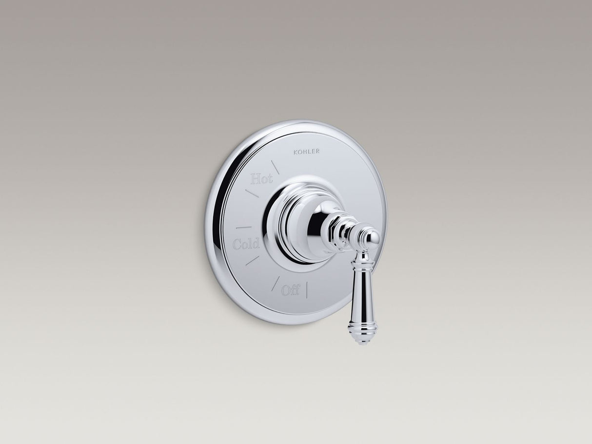 Artifacts® Rite-Temp® valve trim with lever handle