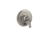Artifacts® Rite-Temp® valve trim with push-button diverter and lever handle