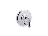 Artifacts® Rite-Temp® valve trim with push-button diverter and lever handle