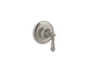 Artifacts® MasterShower® transfer valve trim with lever handle