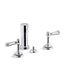 Artifacts® Widespread bidet faucet with lever handles