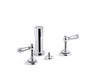 Artifacts® Widespread bidet faucet with lever handles