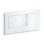 Veil® Flush actuator plate for 2"x6" in-wall tank and carrier system
