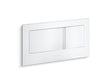 Veil® Flush actuator plate for 2"x6" in-wall tank and carrier system